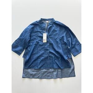 Nicobar Cirrus Shirt Denim Cotton Women’s Free Size NWT